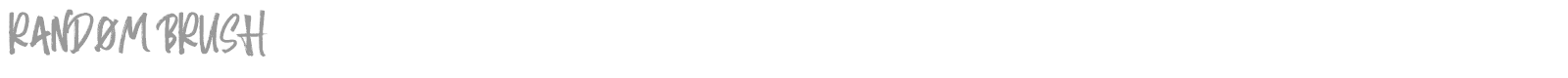 Random Brush font preview
